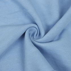 Ткань Футер 3-х нитка, Петля, цвет Светло-Голубой (на отрез)  в Ульяновске