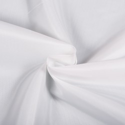 Ткань подкладочная Таффета 190Т, цвет Белый (на отрез)  в Ульяновске