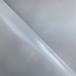 Ткань ПВХ 450 гр/м2, Серый (Ширина 160см), на отрез  в Ульяновске