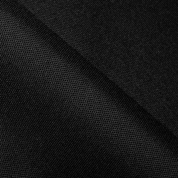 Прорезиненная ткань Оксфорд 600D ПВХ, Черный (на отрез)  в Ульяновске