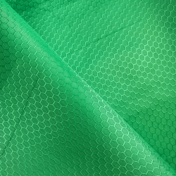 Ткань Оксфорд 300D PU Рип-Стоп СОТЫ, цвет Зелёный (на отрез)  в Ульяновске